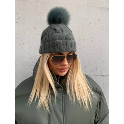 Женская  вязаная шапка  LORO PIANA , ДО/3163