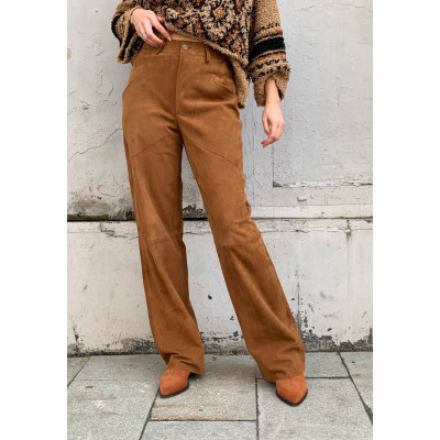 Женские брюки замшевые ALBERTA FERRETTI  , АЧ/1038