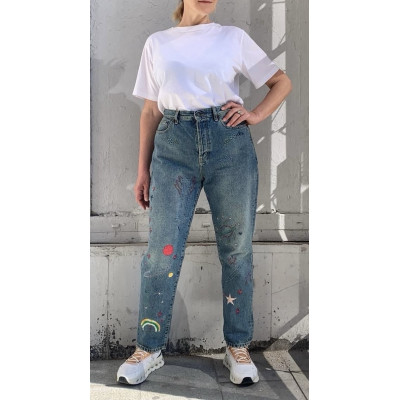 Женские джинсы  SAINT LAURENT , ДСВ/0001