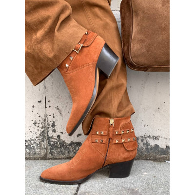 Женские казаки замшевые VALENTINO , ДО/3130