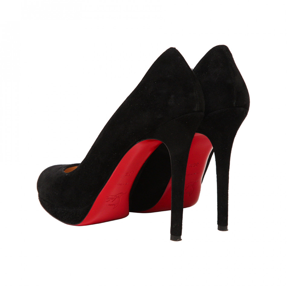 Подошва лабутен. Туфли Christian louboutin. Туфли Christian louboutin hot chick 13 см. Черные лабутены с красной подошвой.