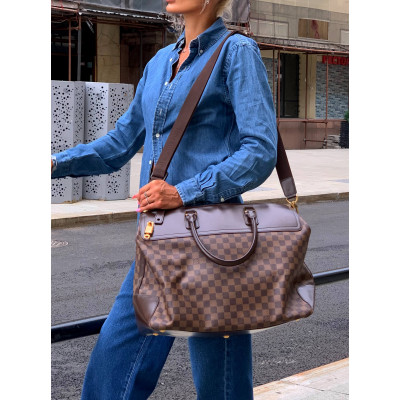 Женская дородная сумка GRENWICH PM DAMIERE EBENE LOUIS VUITTON , ДТС/0495