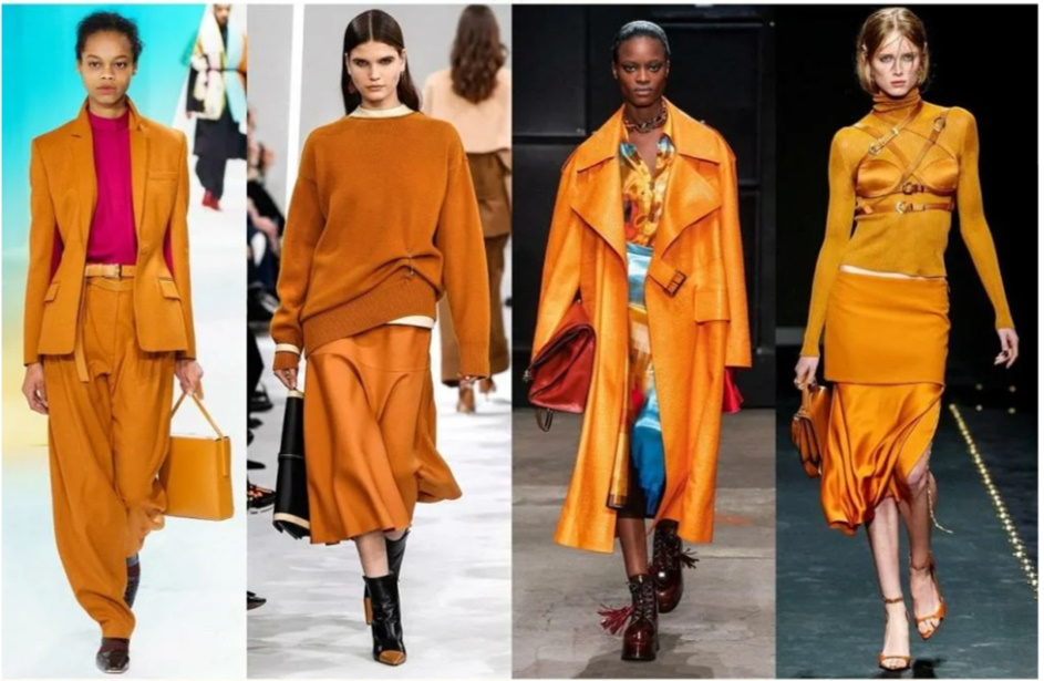 Модные цвета в одежде женщины для 2020 года - какие сочетание в тренде