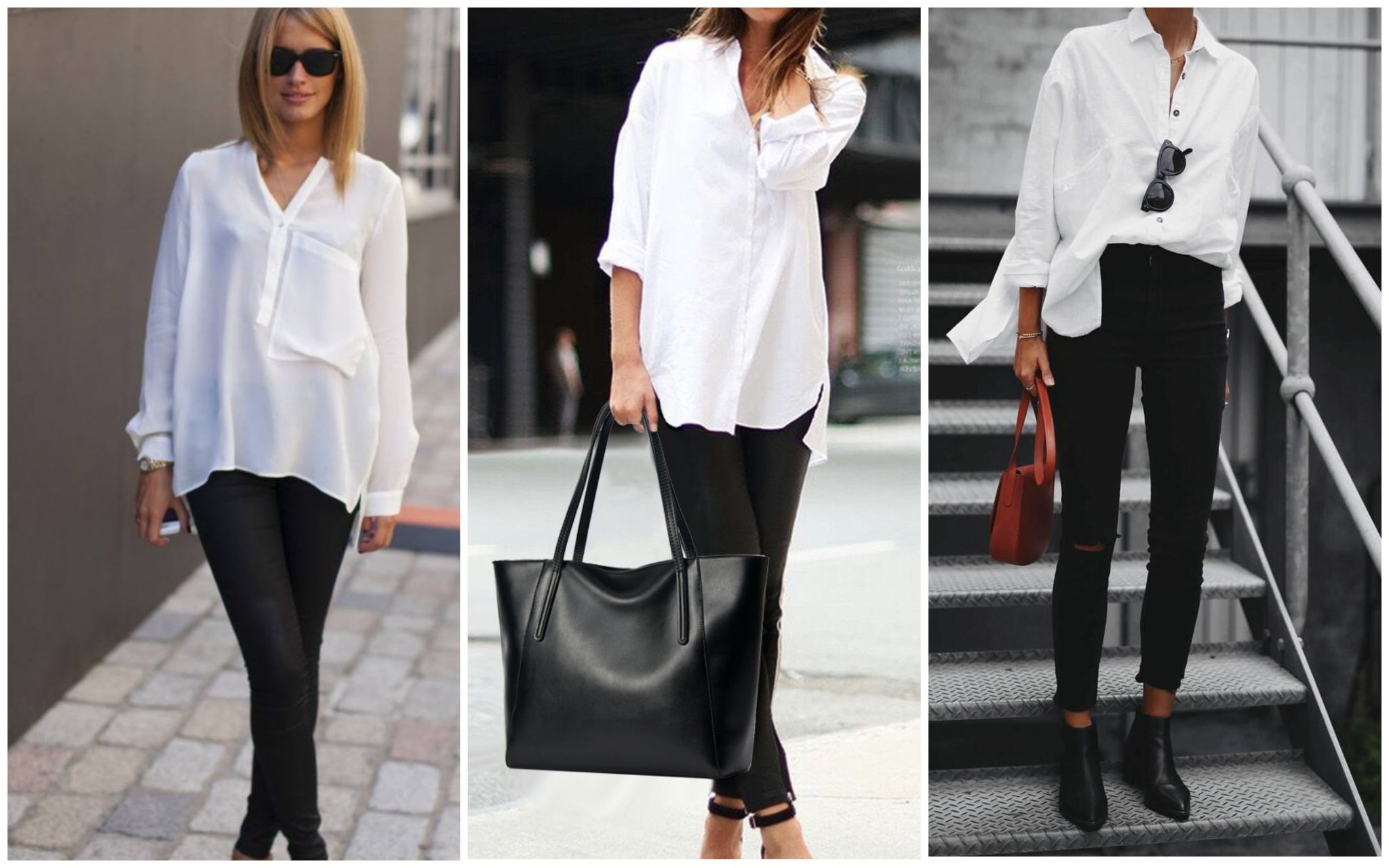 Женская блузка белого цвета