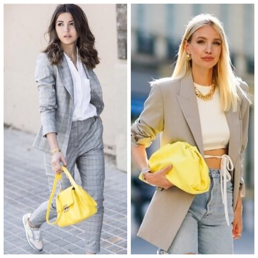 Два цвета 2021 года - серый и желтый – как правильно сочетать в одежде?